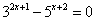 3^(2x+1)-5^(x+2) = 0